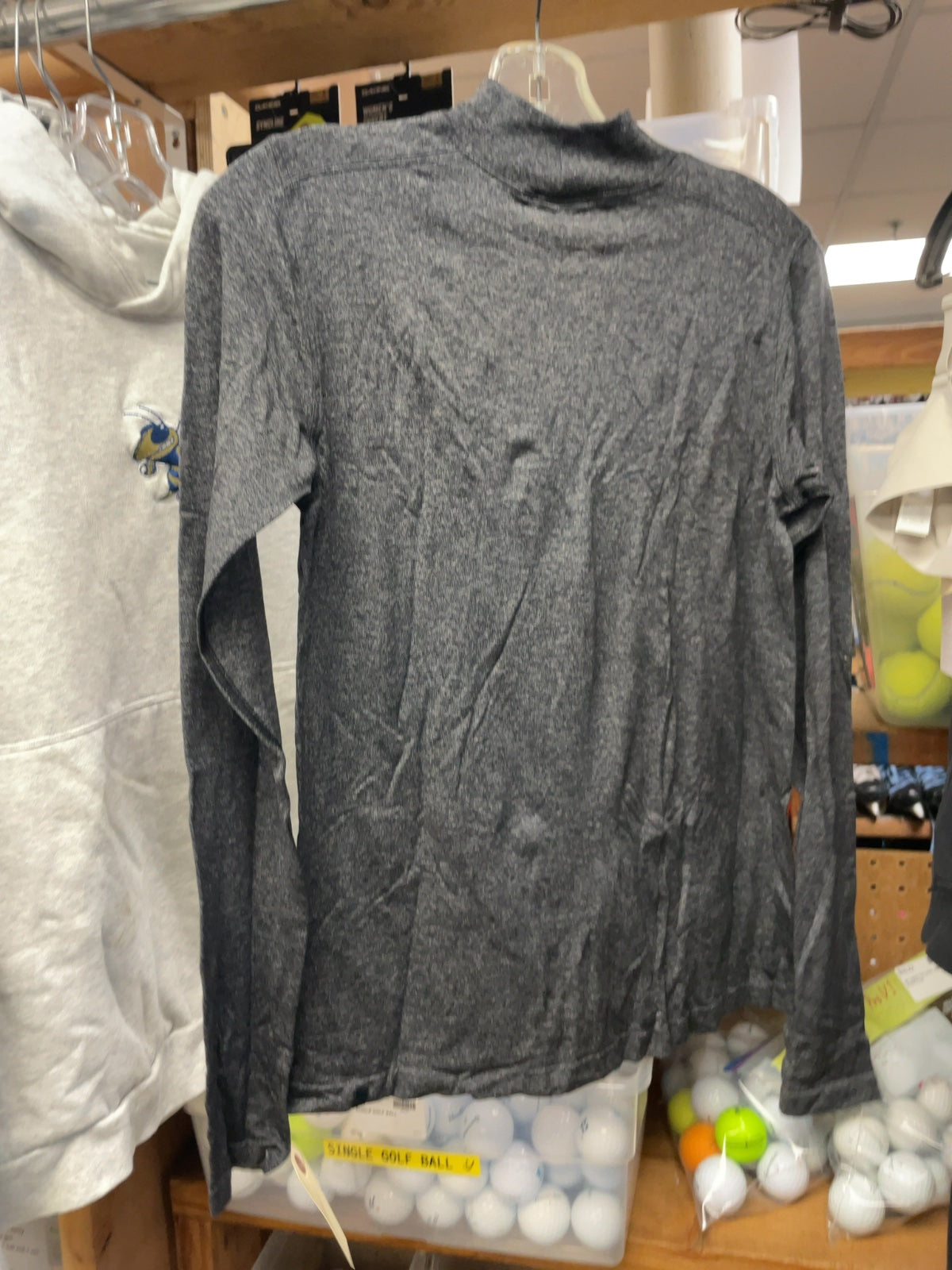 lululemon Mock Neck Long Sleeve Base Layer Top Size 6