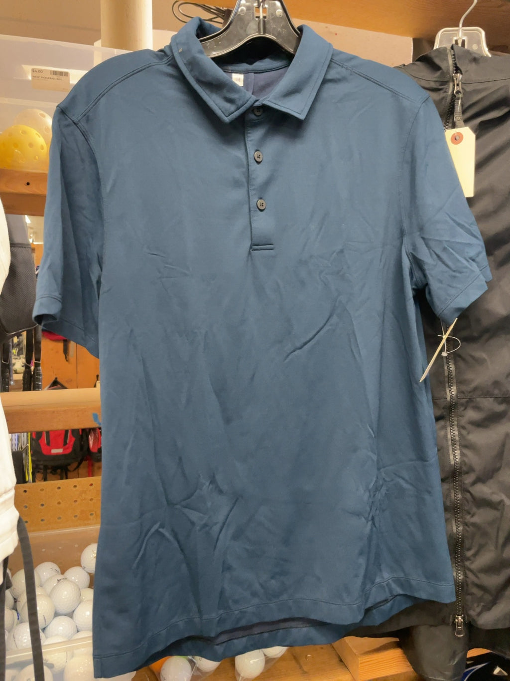 Lululemon Polo Shirt Size Medium Blue