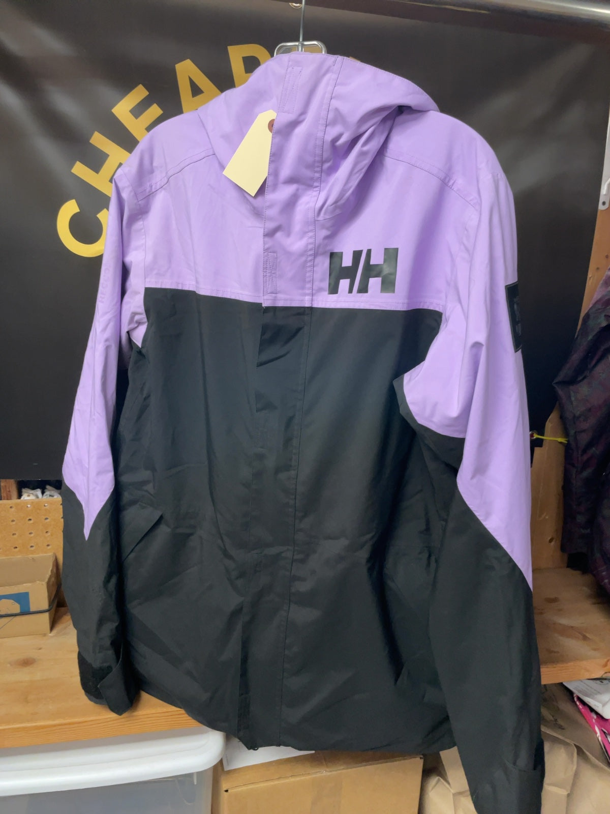 Helly Hansen ULLR Ski Jacket Size M Purple/Black