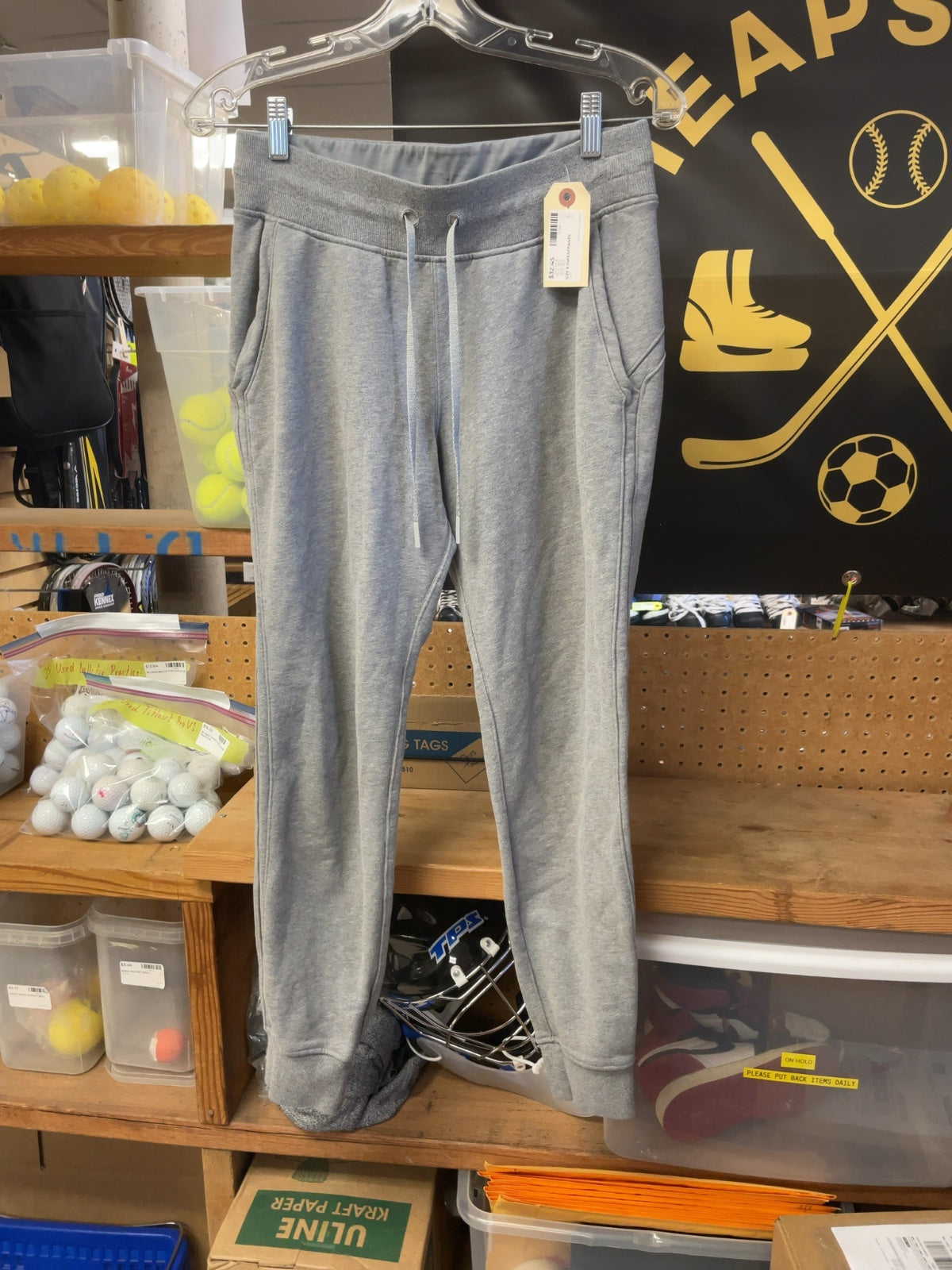 lululemon Size 6 Grey Sweatpants