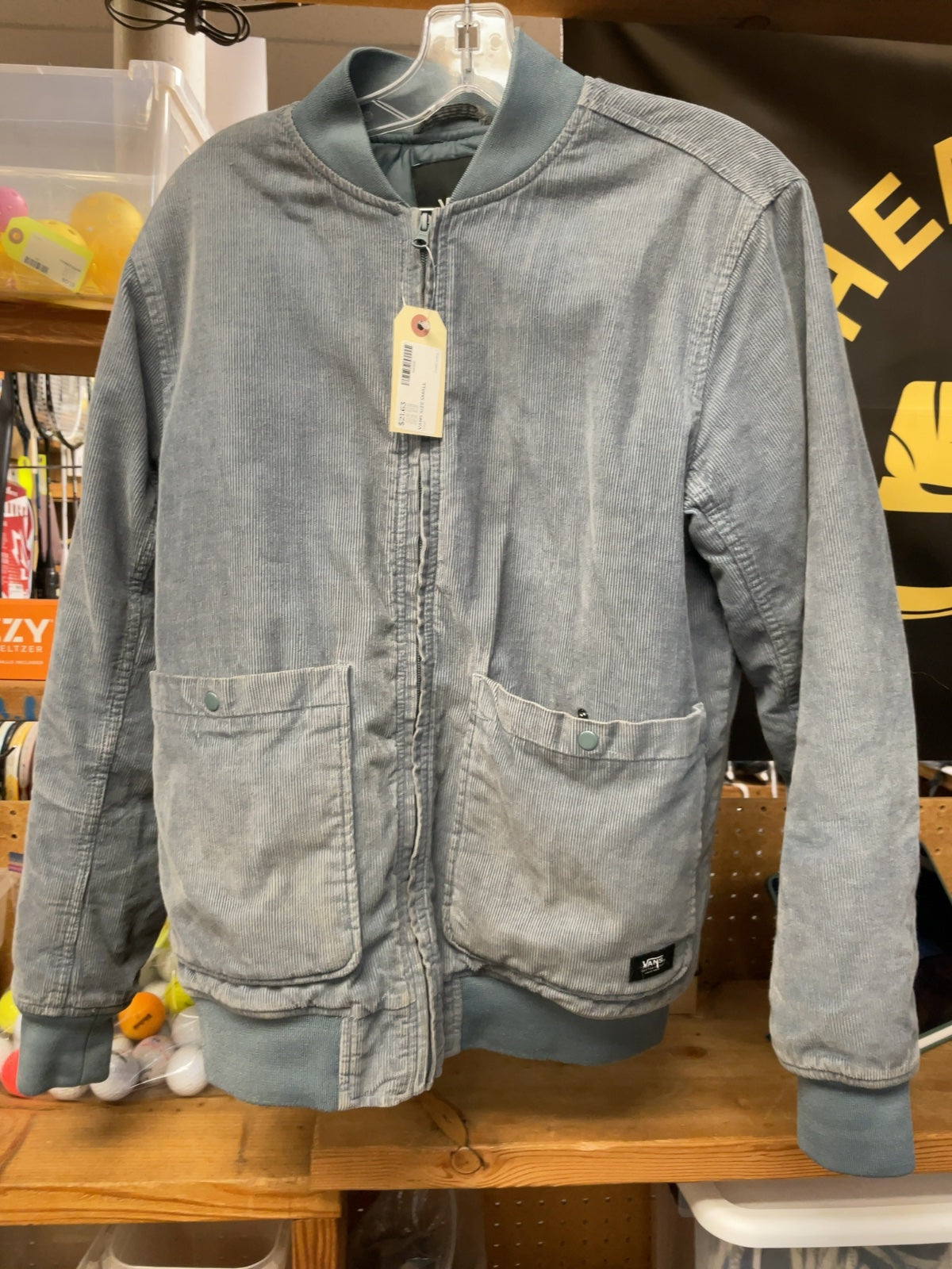 Vans Corduroy Bomber Jacket Size Small