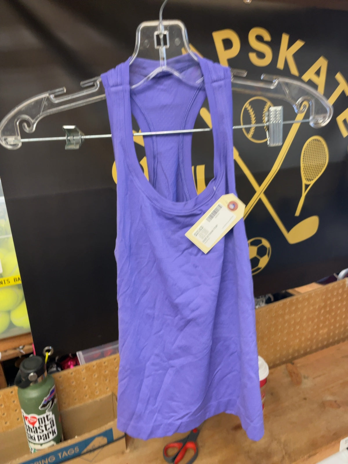 lululemon Athletica Racerback Tank Top Size 8 Purple