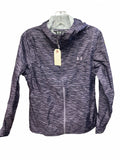 Under Armour Hooded Rain Jacket Size M Purple