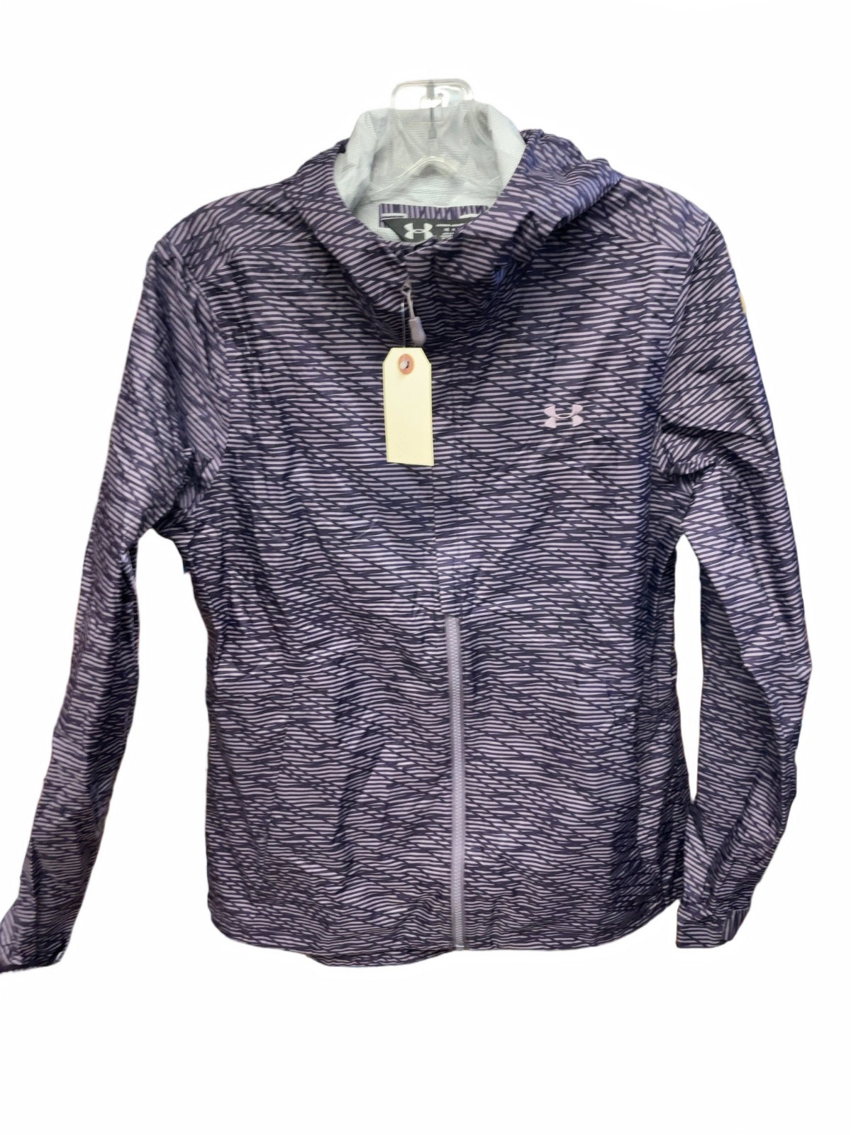 Under Armour Hooded Rain Jacket Size M Purple