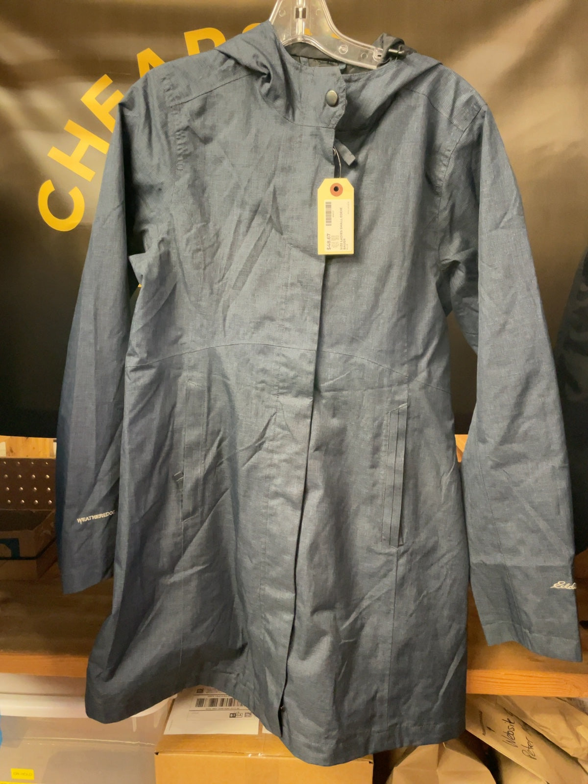 Eddie Bauer Weatheredge Rain Trench Coat Size S