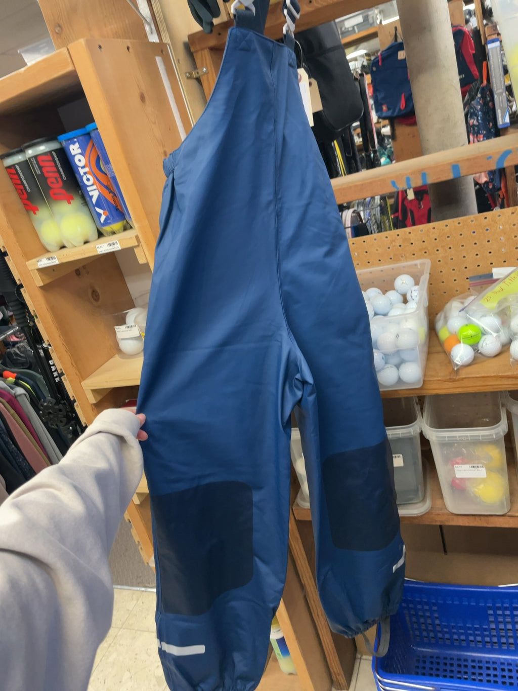 Didriksons Galon Size 10/12 Waterproof Rain Bib Pants