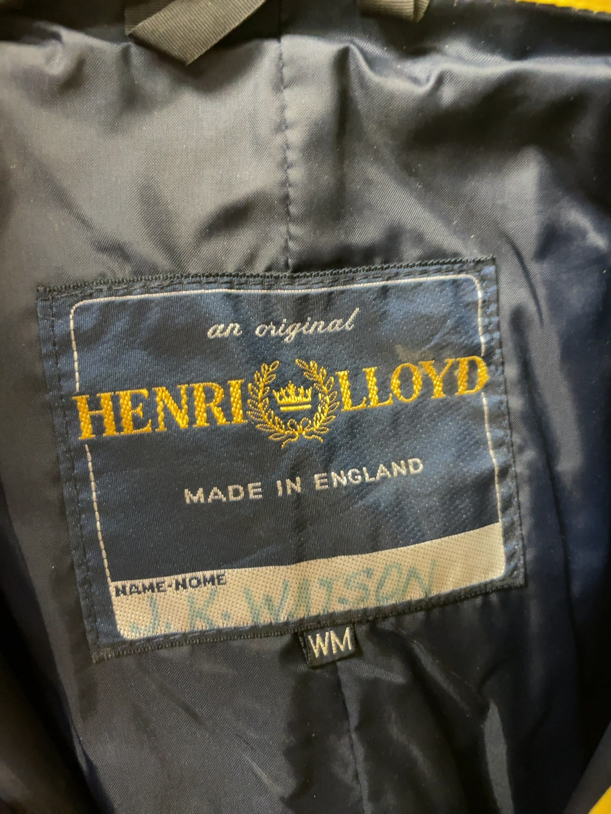Henri-Lloyd Rain Jacket Size WM