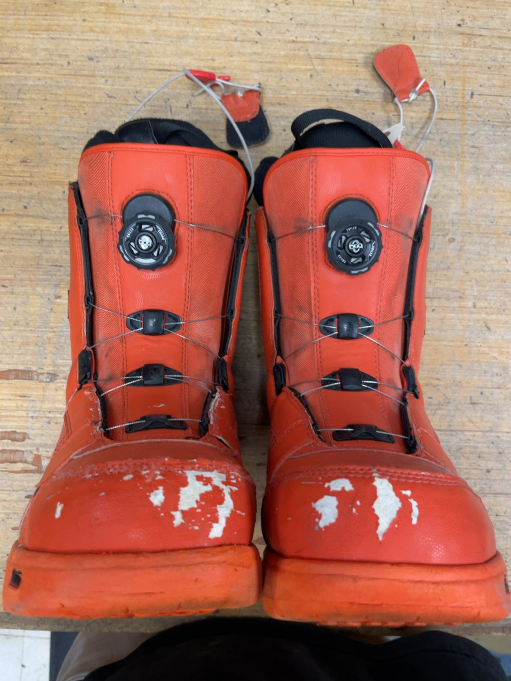 Vans Encore Size 11 US BOA Snowboard Boots Orange