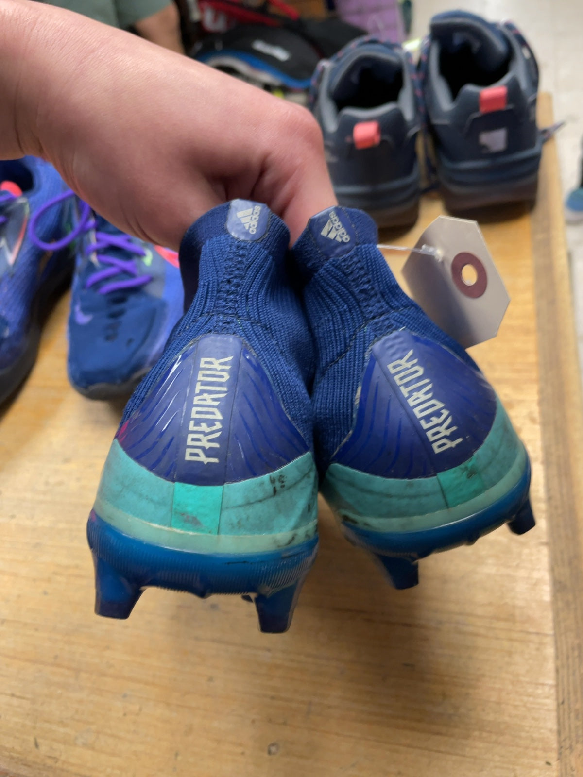 Adidas Predator Size 5 Laceless Soccer Cleats