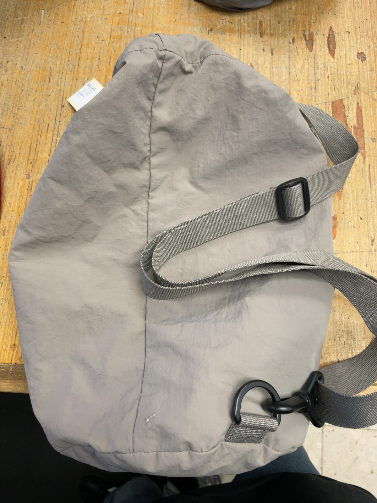 Uniqlo Drawstring Shoulder Bag Beige