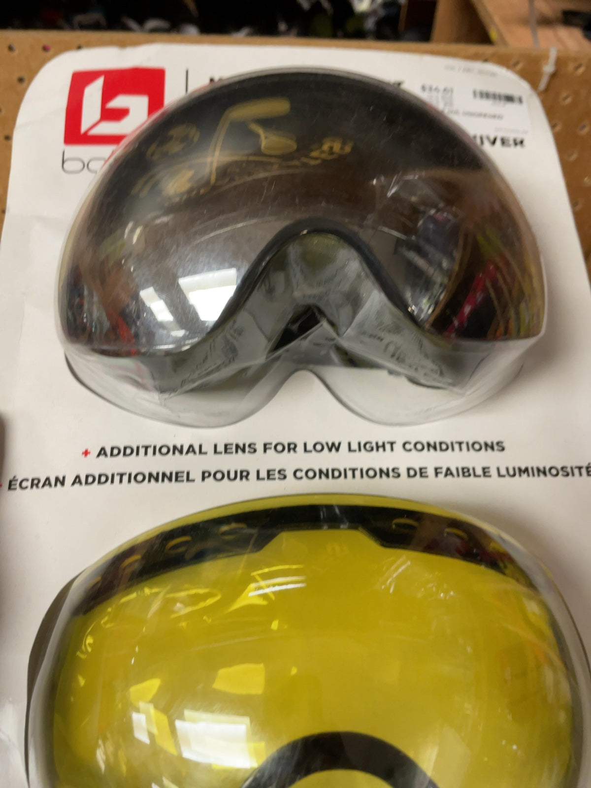 Bolle Snow Goggles Medium/Large Fit With Bonus Lens