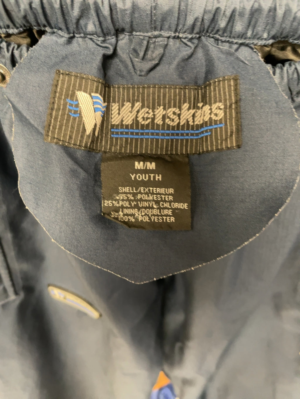 Wetskins Rain Pants Youth M Navy