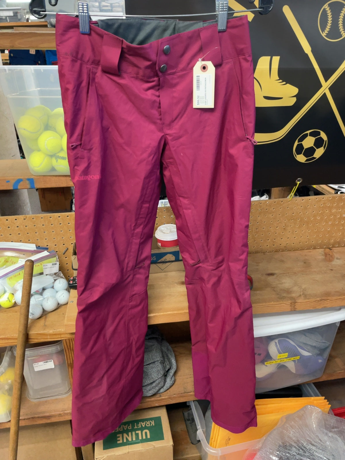 Patagonia Snow Pants Size XS Purple H2No RECCO