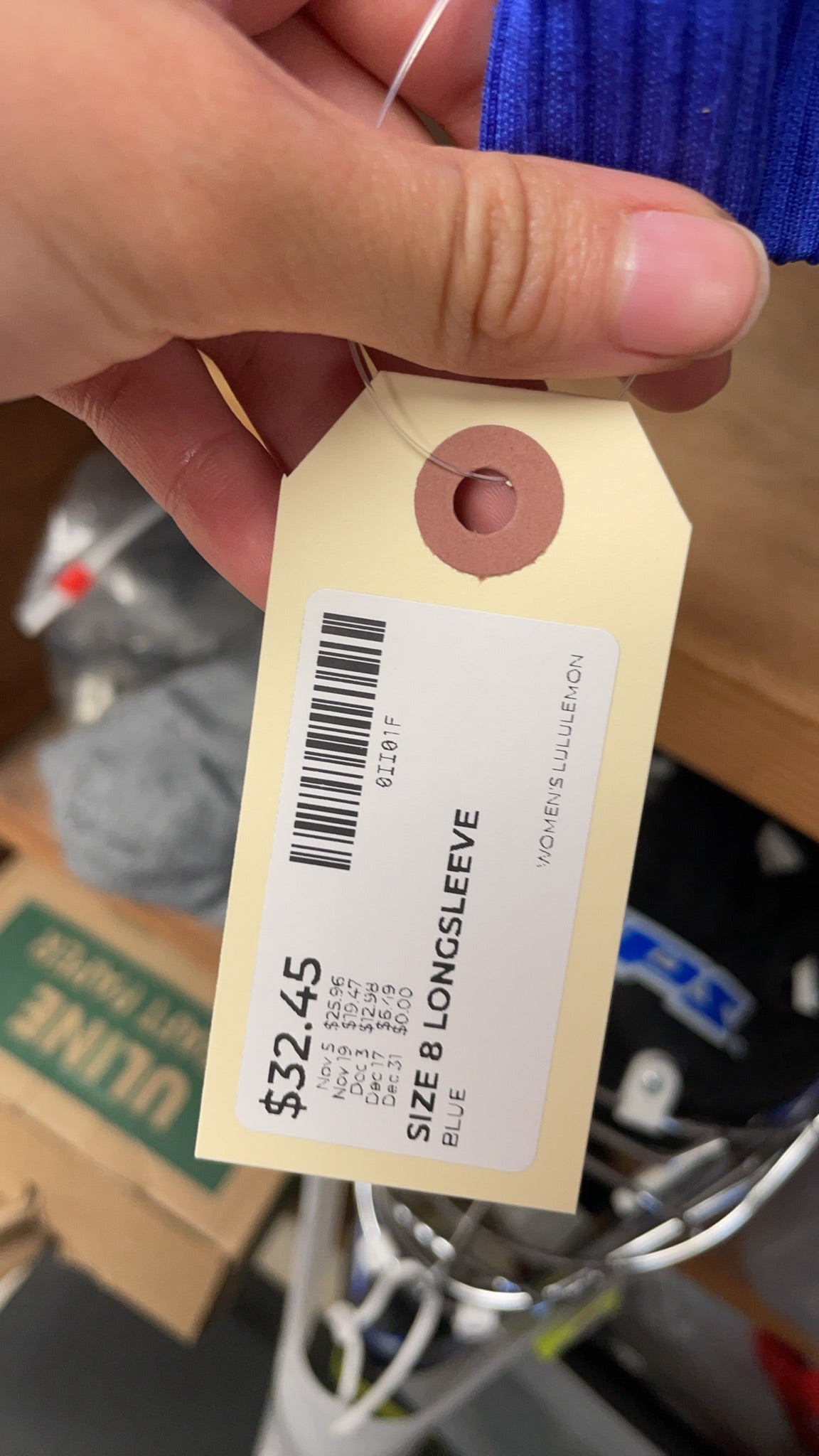 lululemon Size 8 Long Sleeve Hooded Top