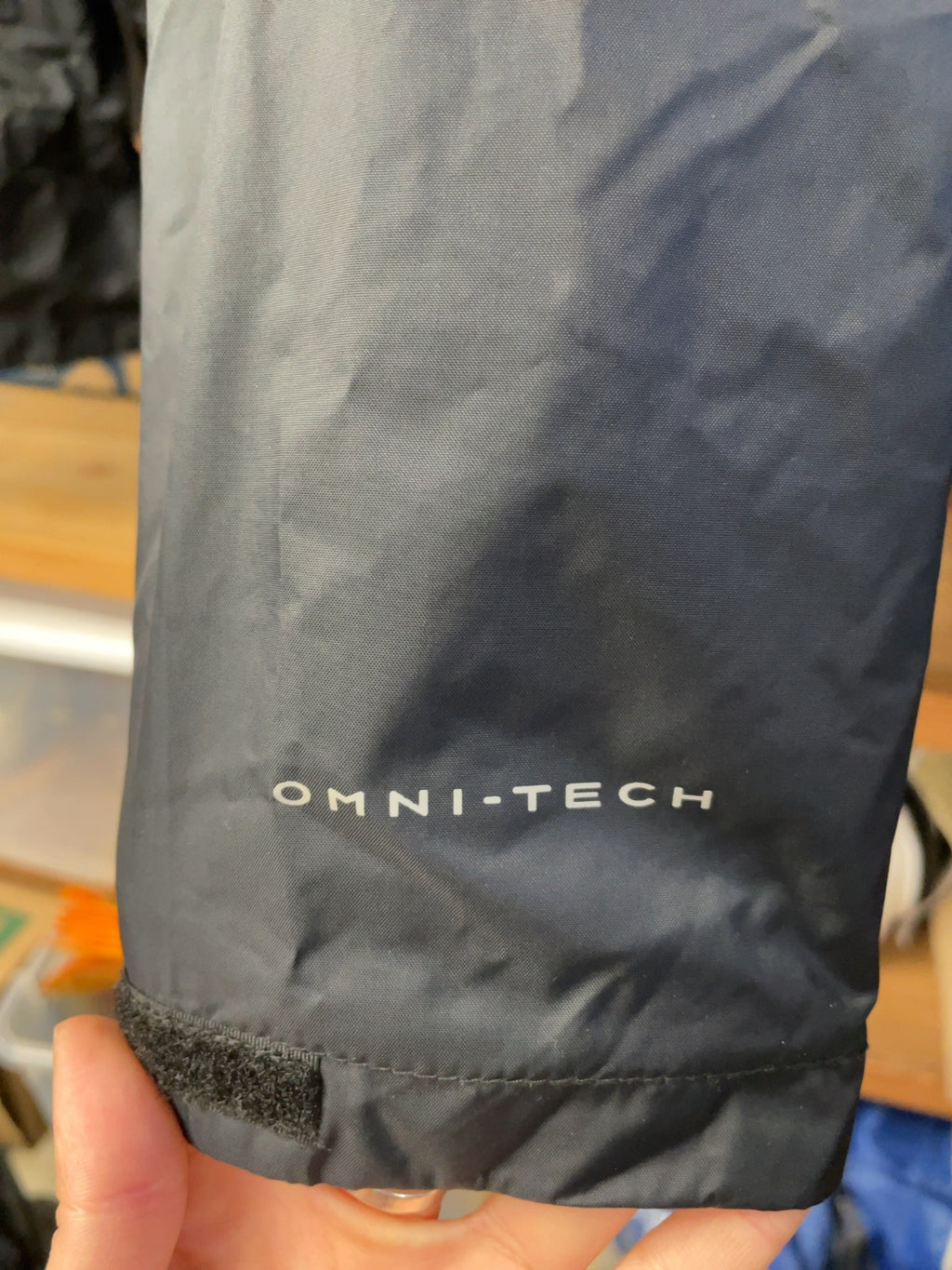 Columbia Omni-Tech Rain Jacket Junior 14/16 Black
