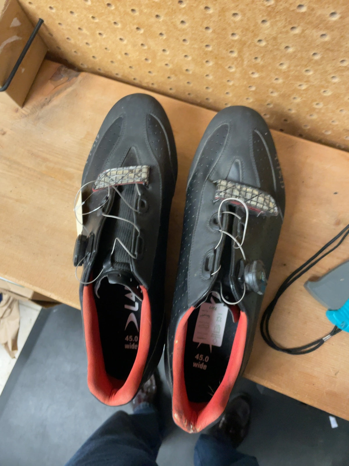 Fi'zi:k Boa Road Cycling Shoes Size 12.5 (Lake Insole 45.0 Wide)