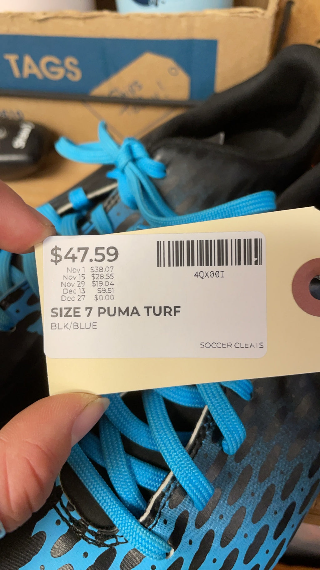 Puma Turf Soccer Cleats Size 7