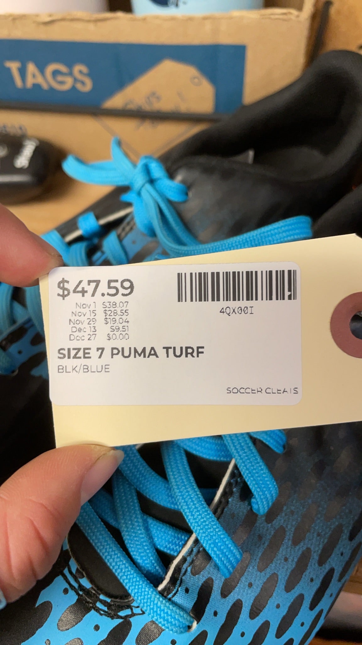 Puma Turf Soccer Cleats Size 7