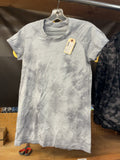 lululemon Swiftly Tech Short Sleeve Shirt Size 10 Grey Tie-Dye