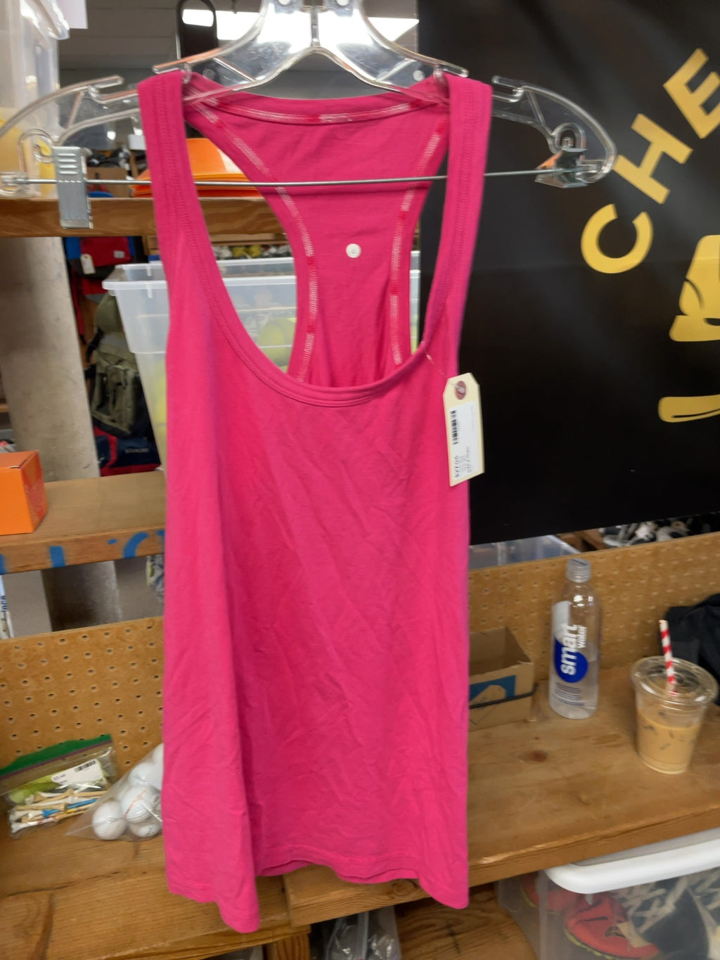 Lululemon Size 8 Racerback Tank Top Pink