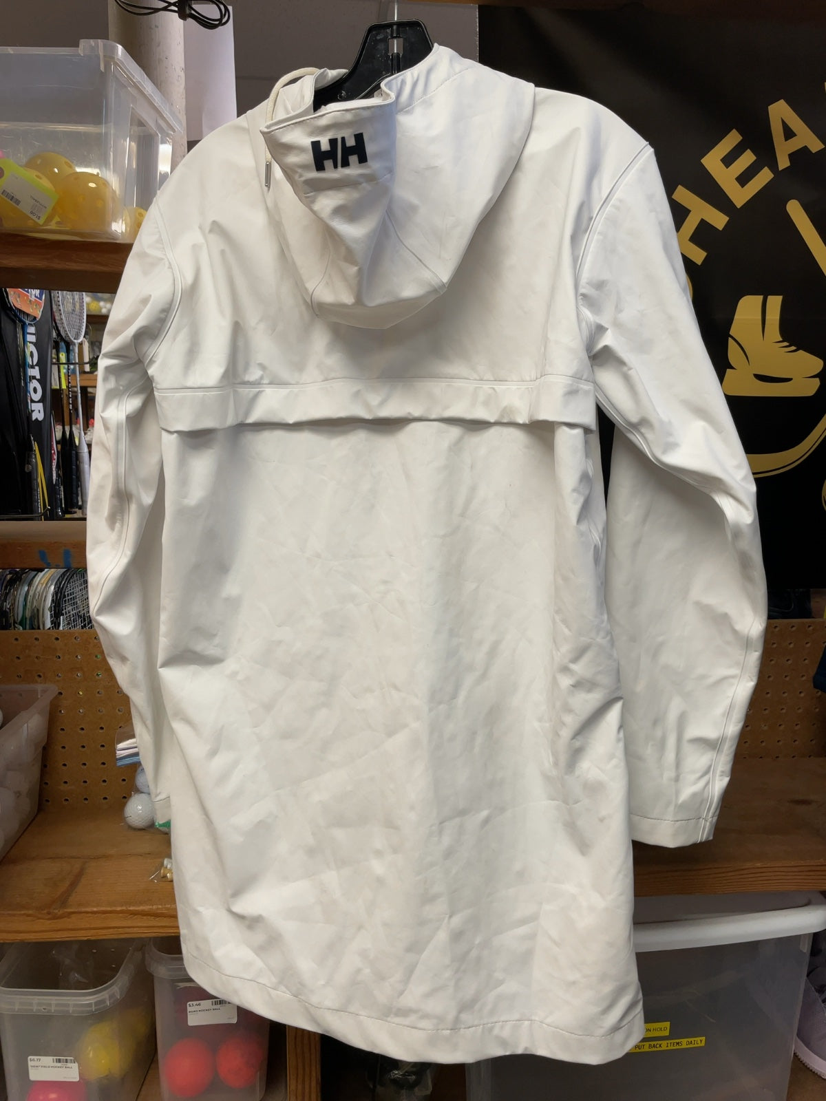 Helly Hansen Ladies Size M Rain Jacket White