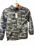 Carter's Blue Camo Fleece-Lined Hooded Winter Jacket Size 8