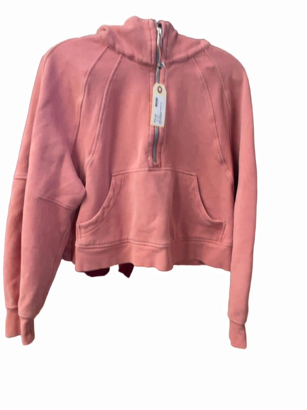 Lululemon Scuba Oversized Half-Zip Hoodie Size M/L Pink Quarterzip