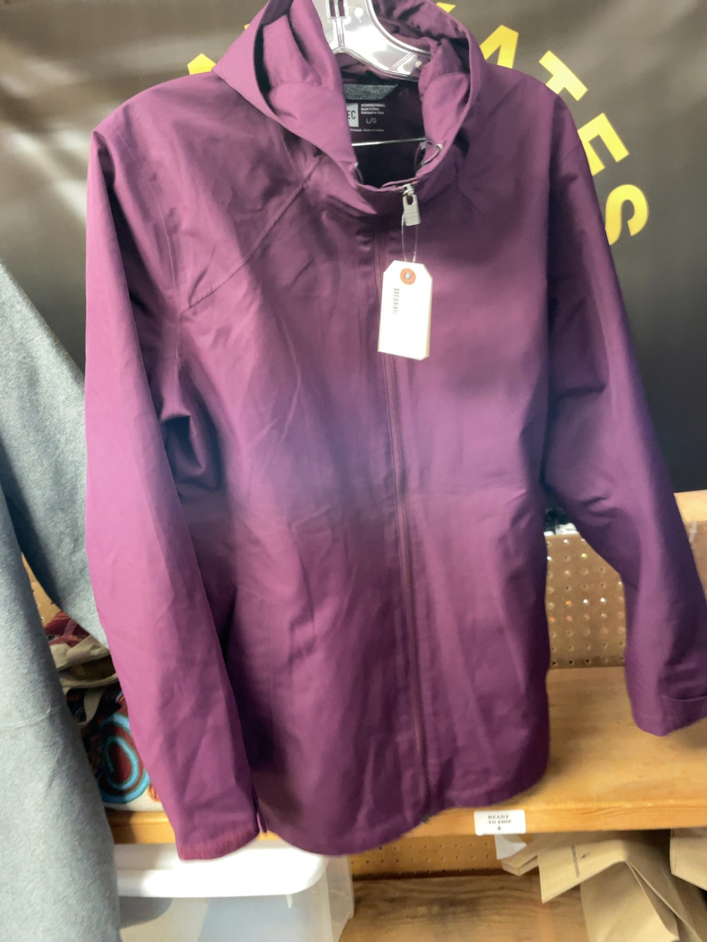 MEC Hooded Winter Jacket Women's Size L Purple