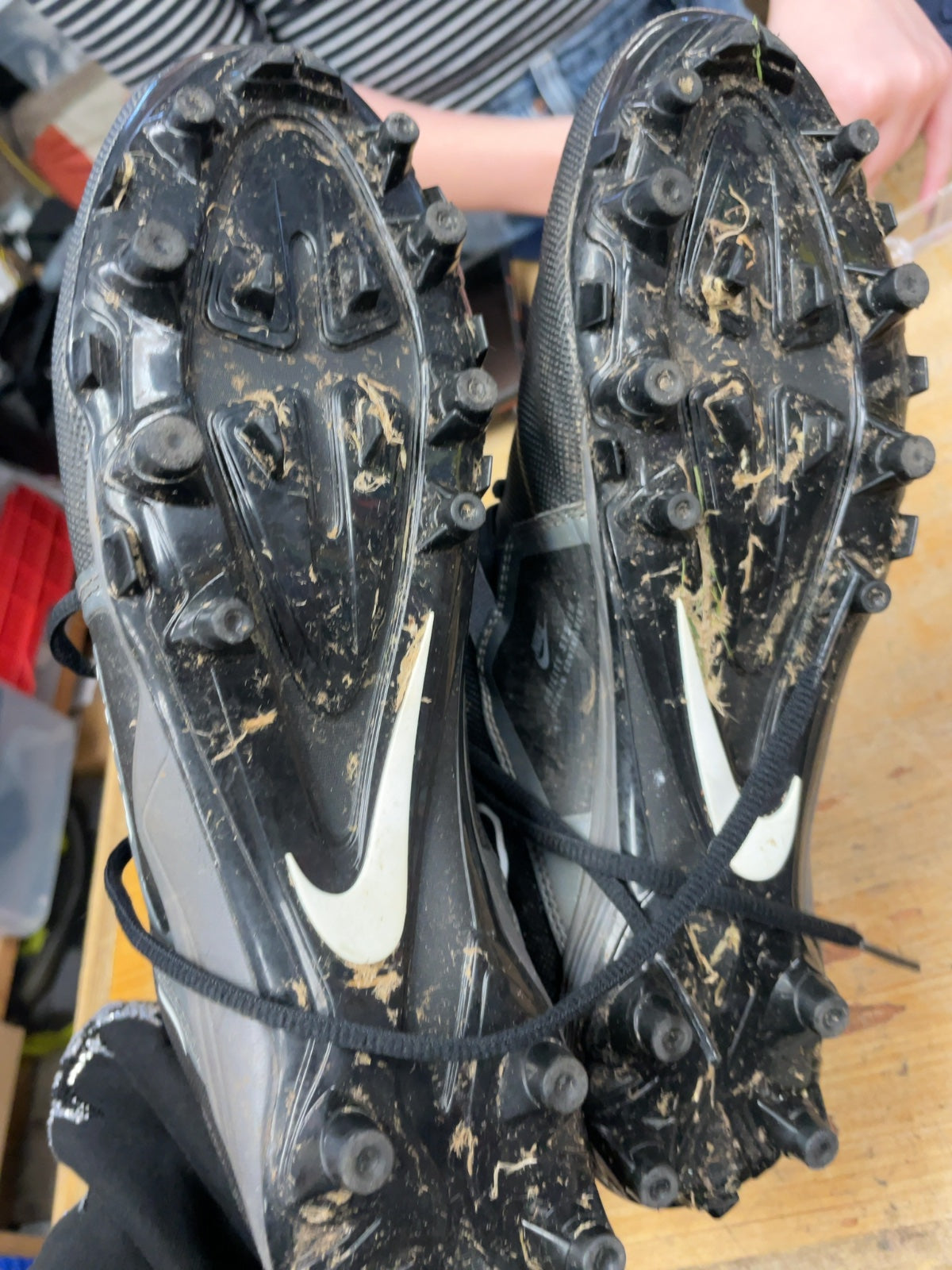 Nike Alpha Menace 3 Shark Size 9.5 Football Cleats
