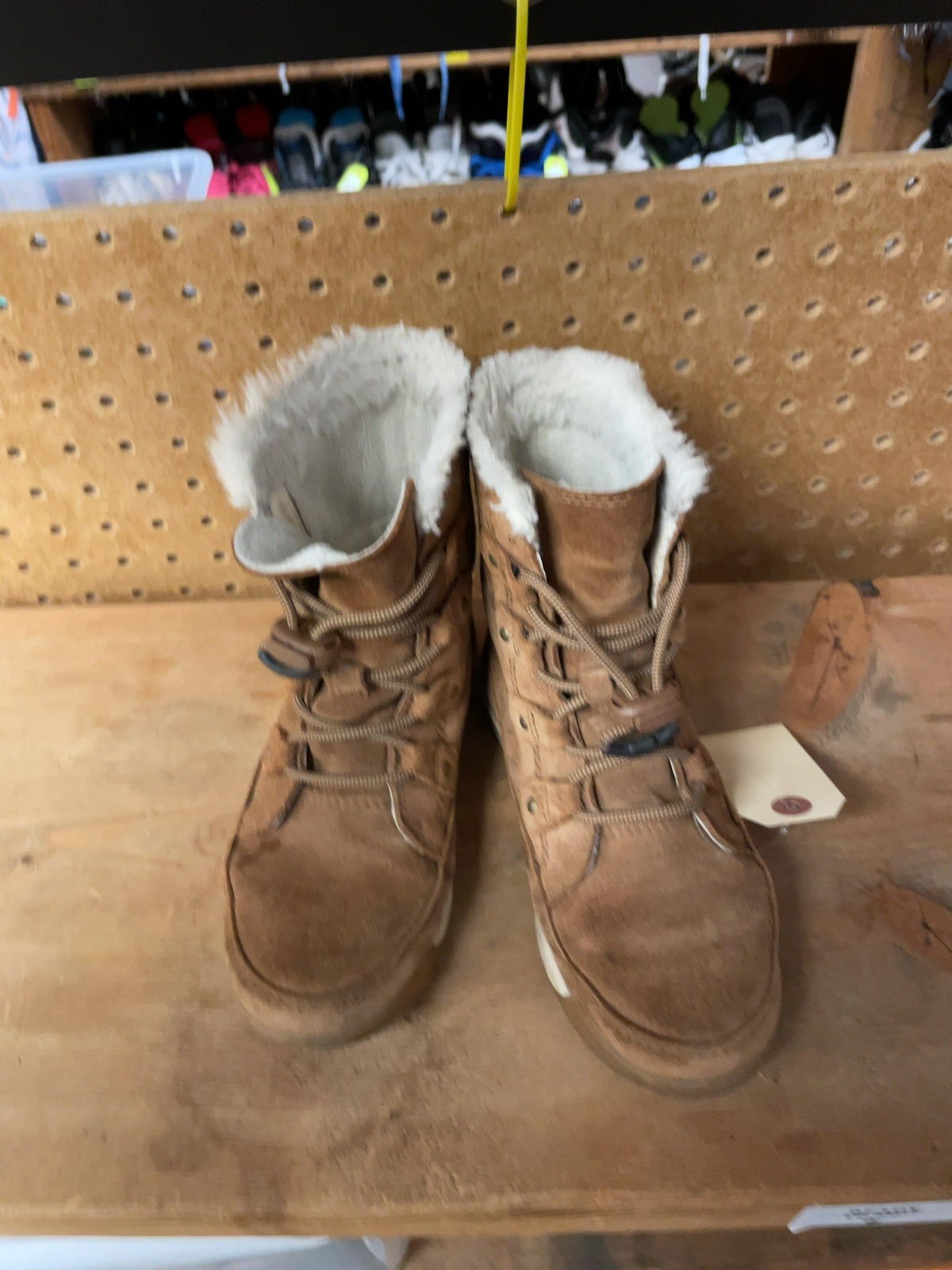 Sorel Waterproof Faux Fur Winter Boots Size 13C US Brown