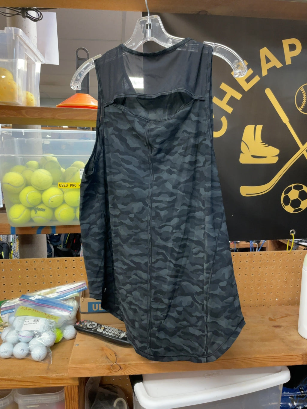Lululemon Camo Mesh Racerback Tank Top Size 12