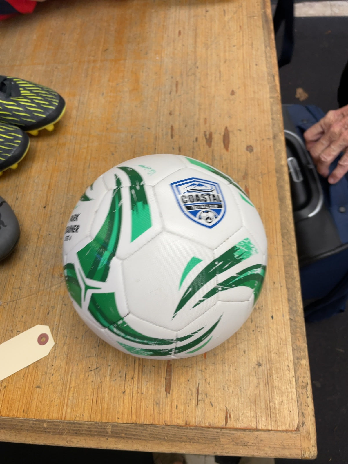 O'Neills Park Trainer Size 4 Soccer Ball White/Green