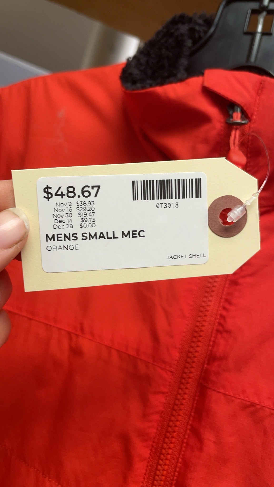 MEC Mountain Equipment Company Jacket Size S