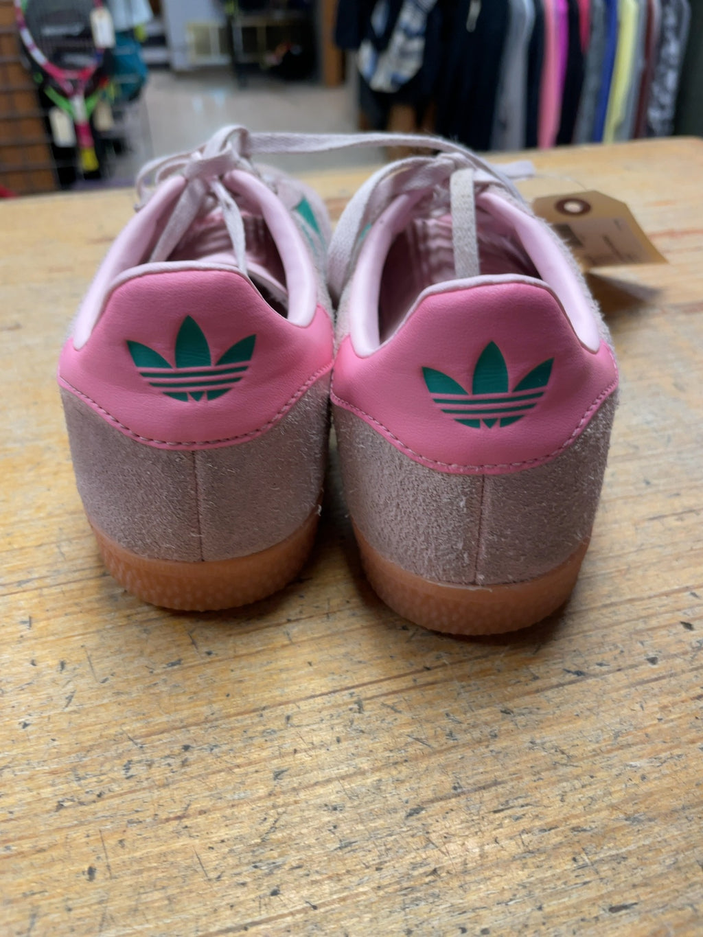 adidas Gazelle Size 5 Pink / Green Sneakers