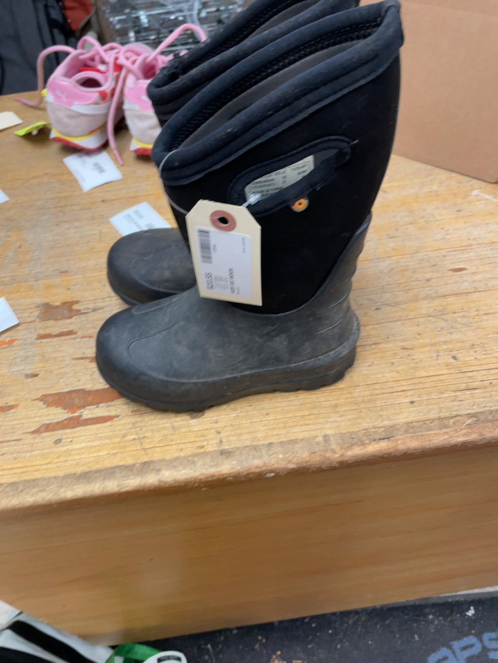 Bogs Classic Insulated Rain Boots Size 12C Black