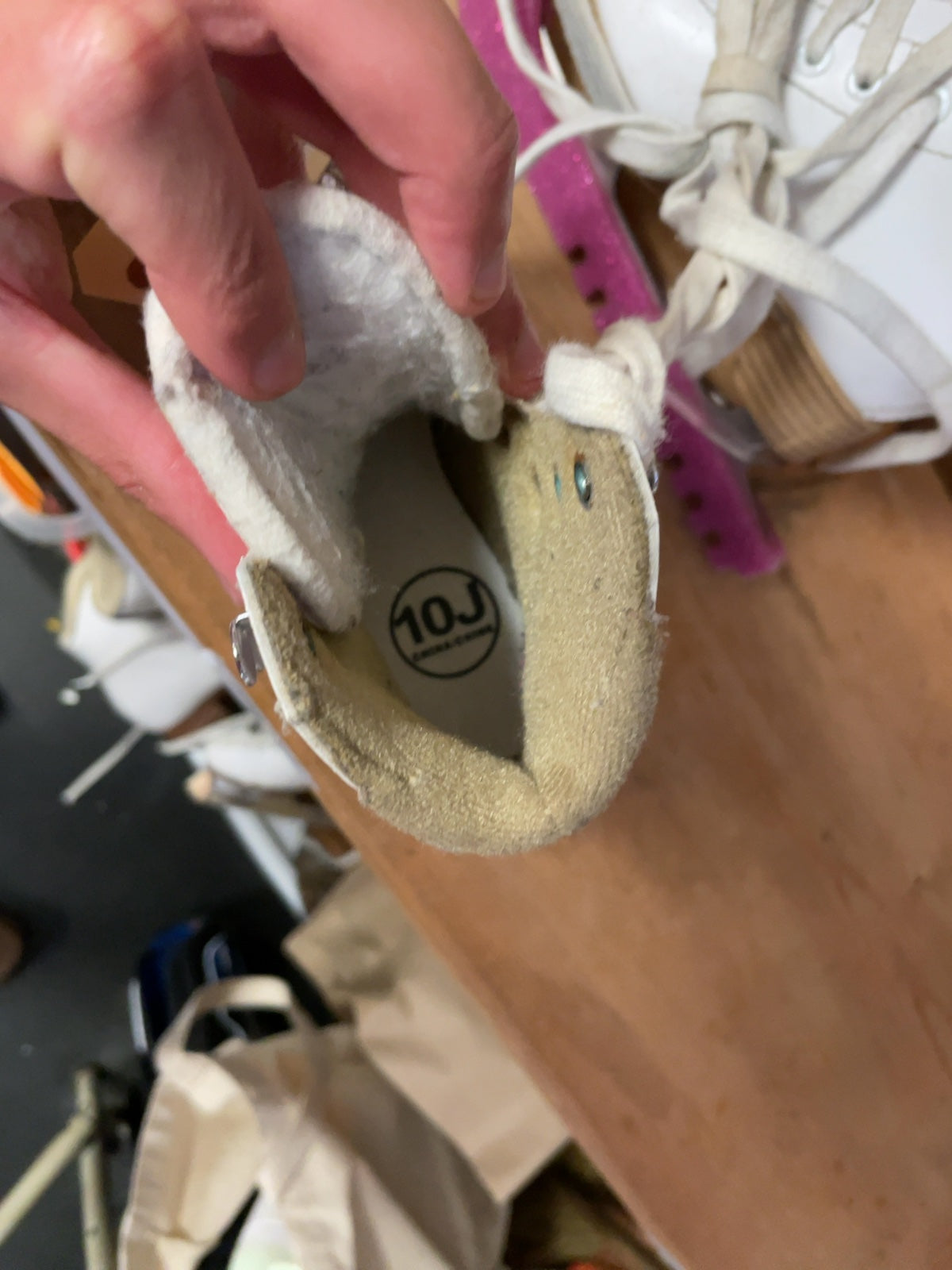 Gam Figure Skates Size 10J White