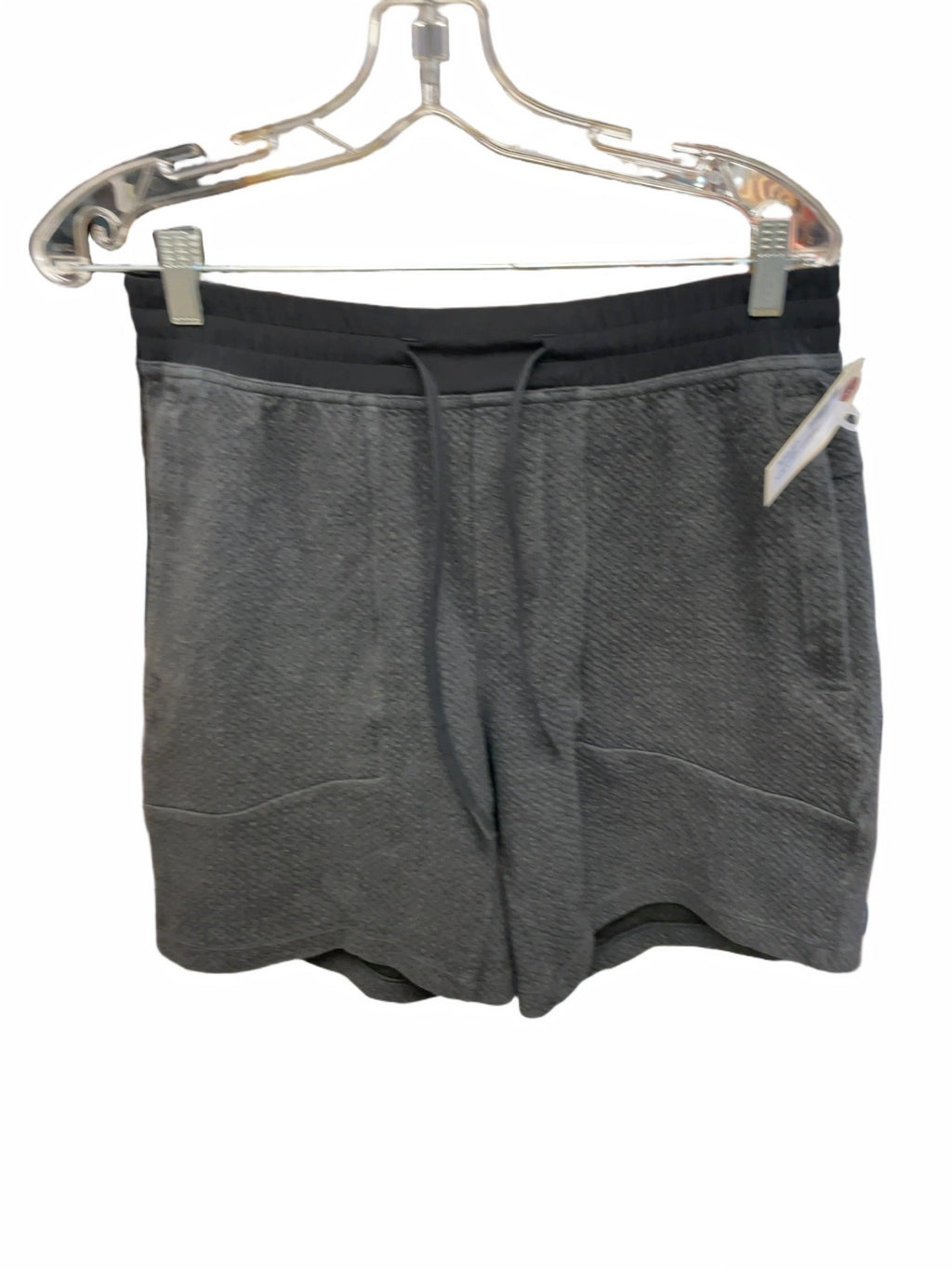 Lululemon Fleece Athletic Shorts Size L Grey/Black
