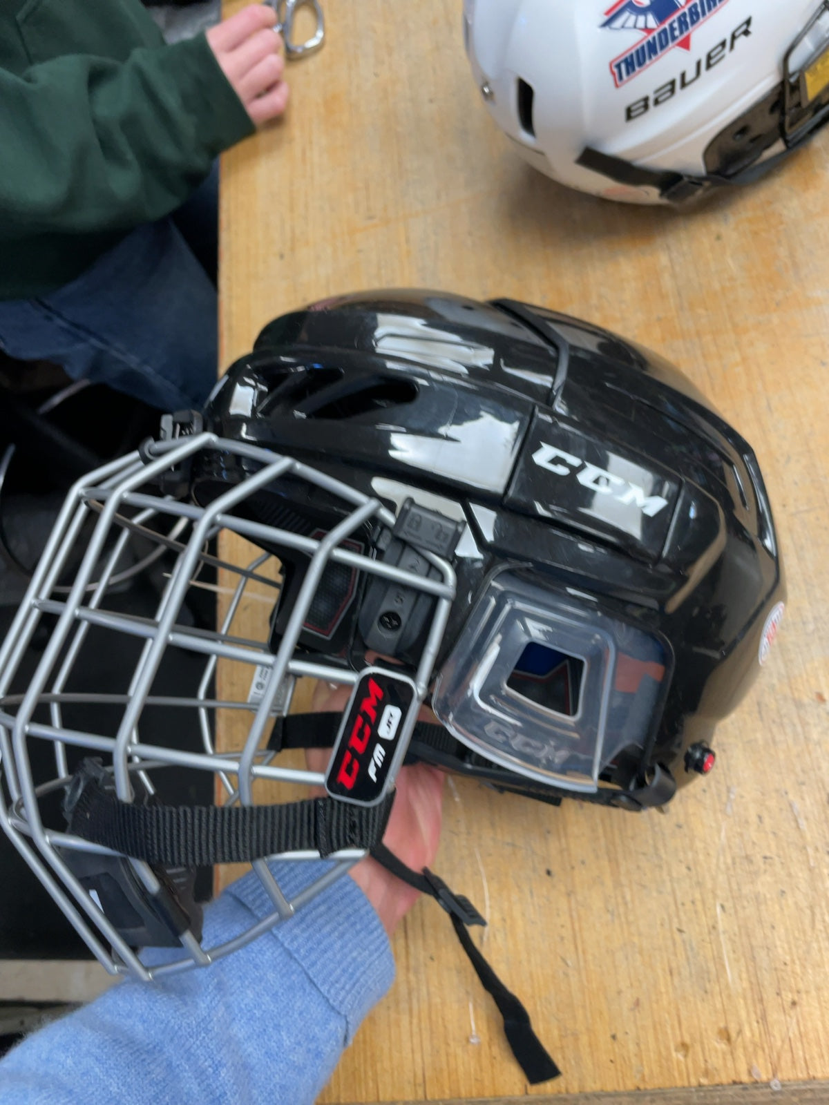 CCM FL3DS JR 49-57 cm Hockey Helmet with Cage