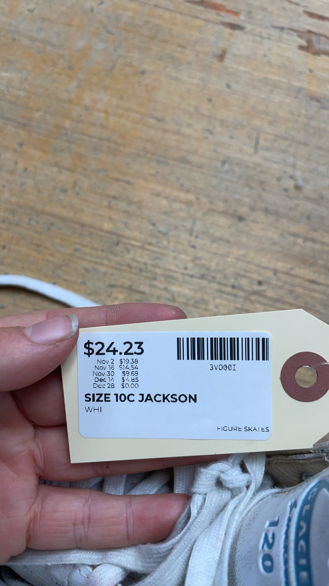 Jackson Glacier 120 Size 10C Figure Skates