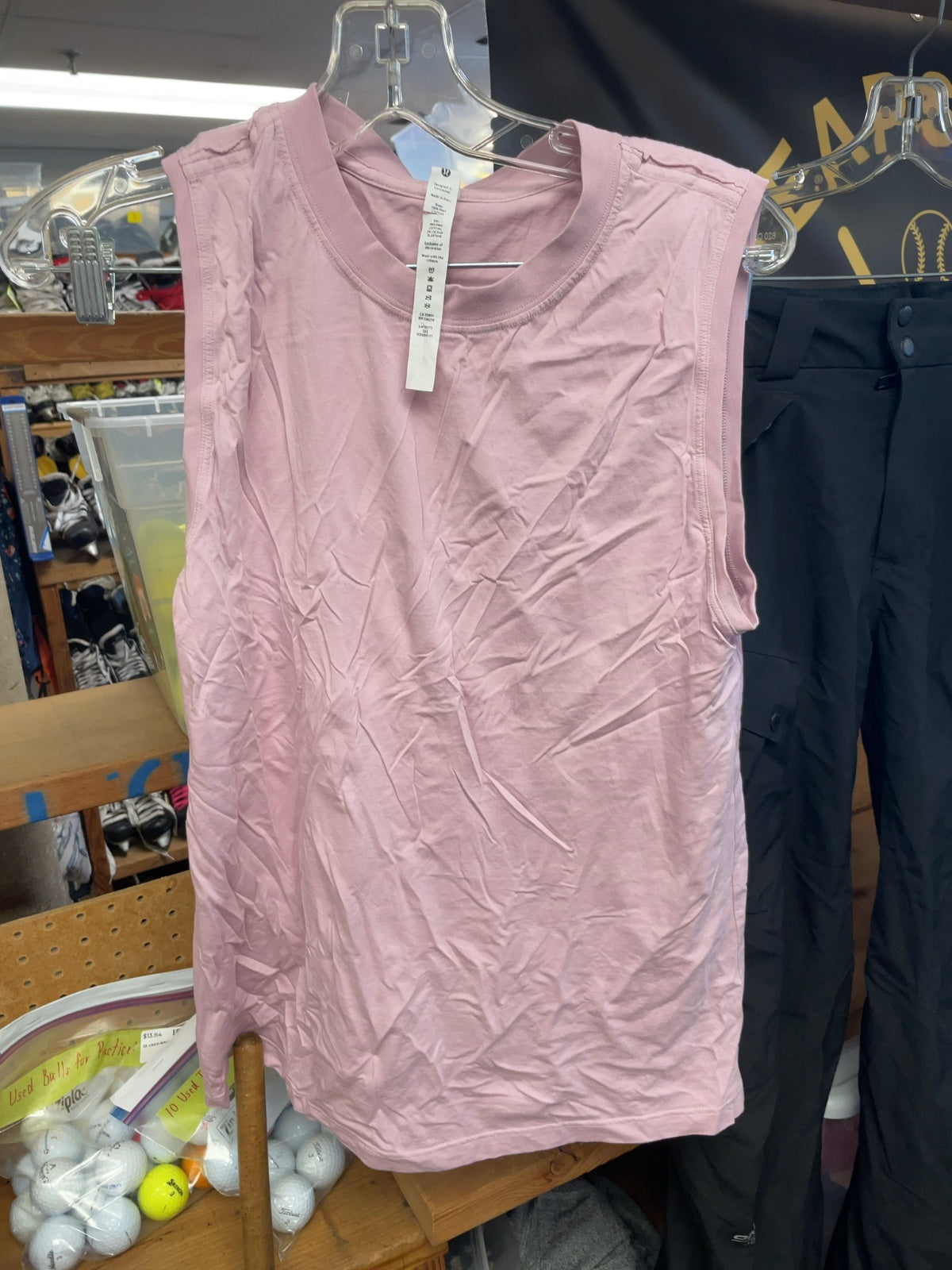 lululemon Size 6 Pink Sleeveless Tunic Top