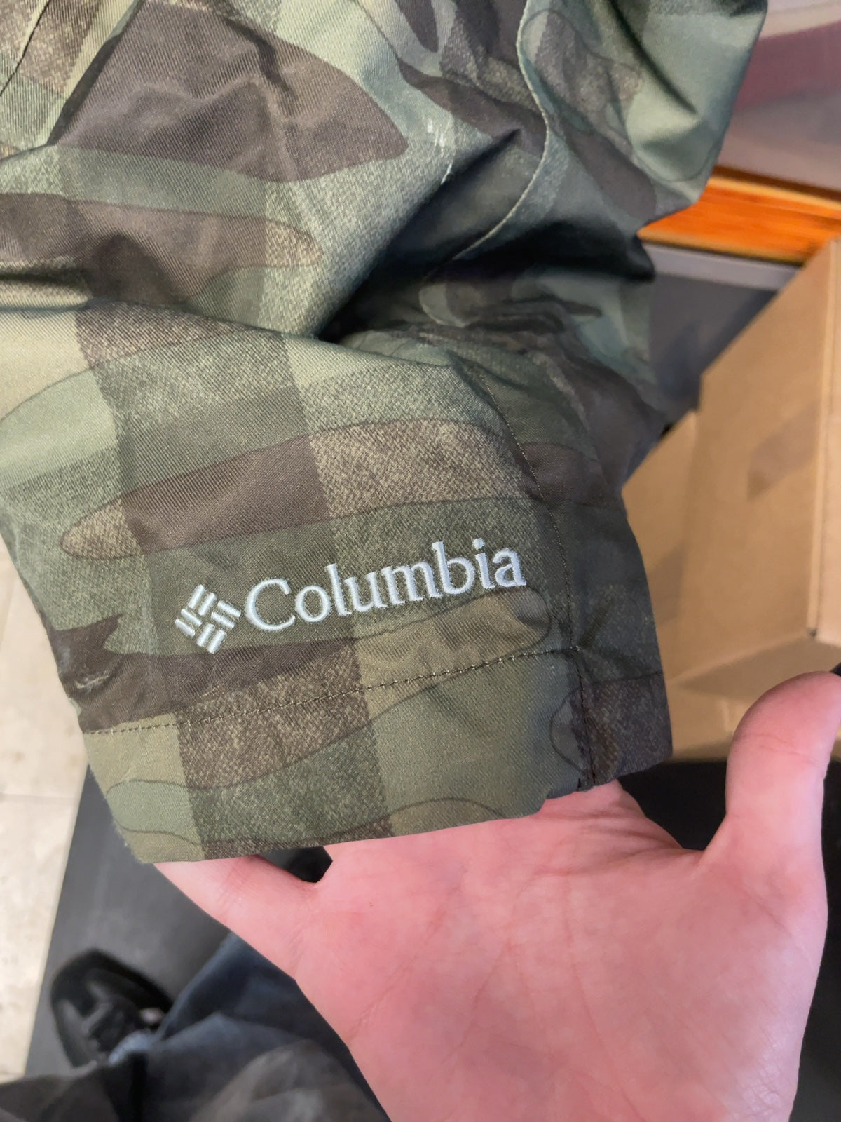 Columbia Omni-Tech Omni-Heat Size S Regular Camo Snow Pants