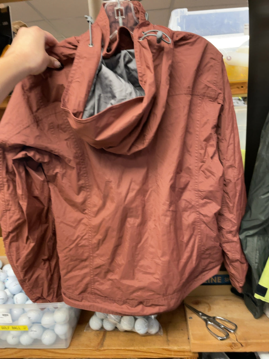MEC Hooded Rain Jacket Women's Size L
