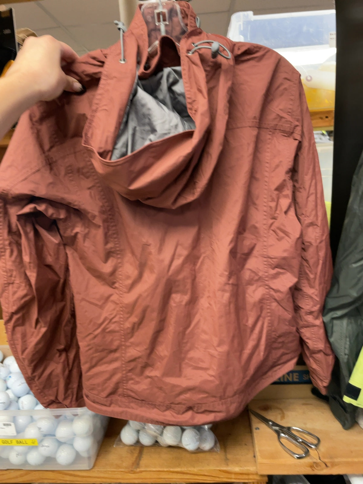 MEC Hooded Rain Jacket Women's Size L