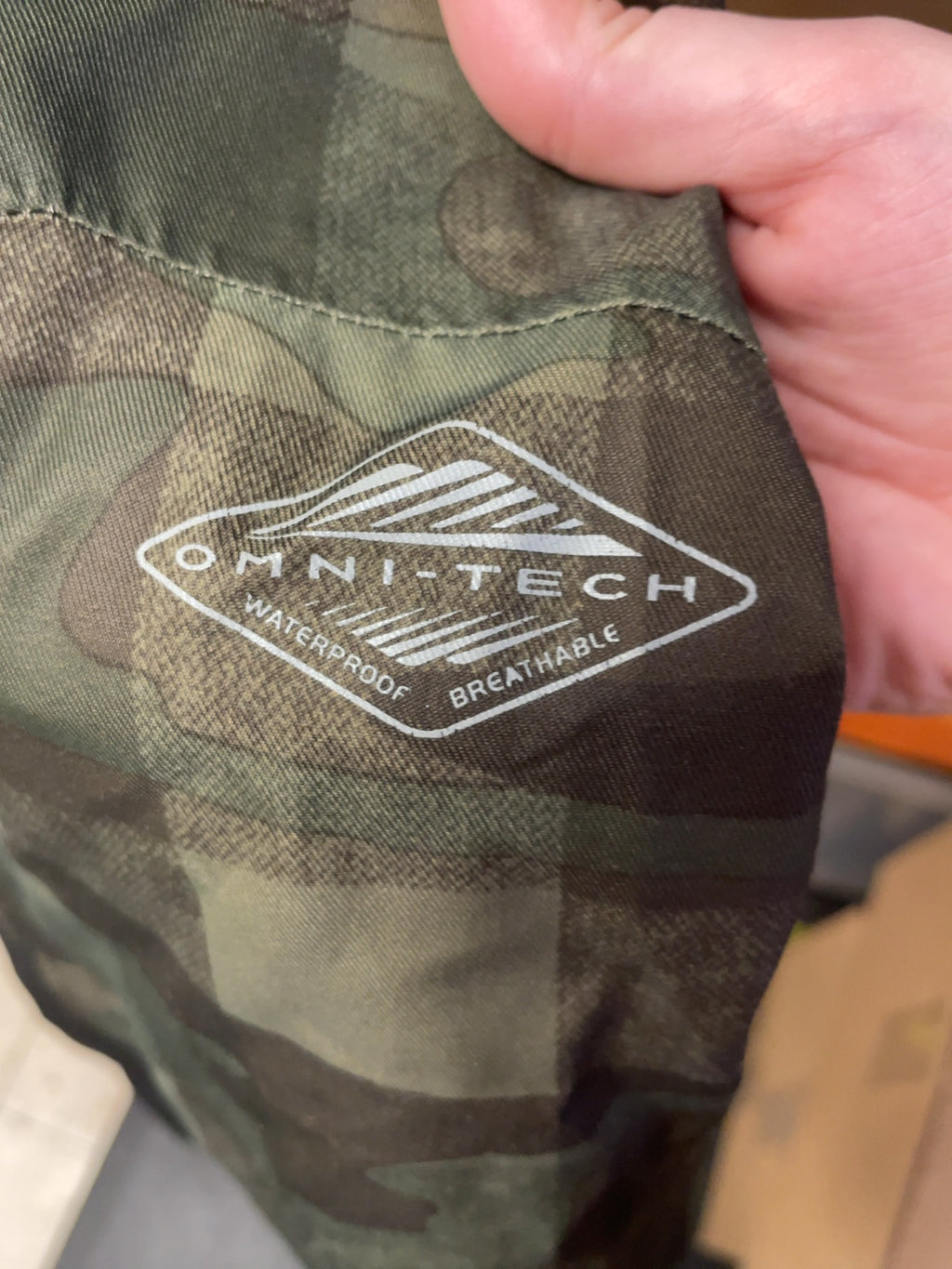 Columbia Omni-Tech Omni-Heat Size S Regular Camo Snow Pants