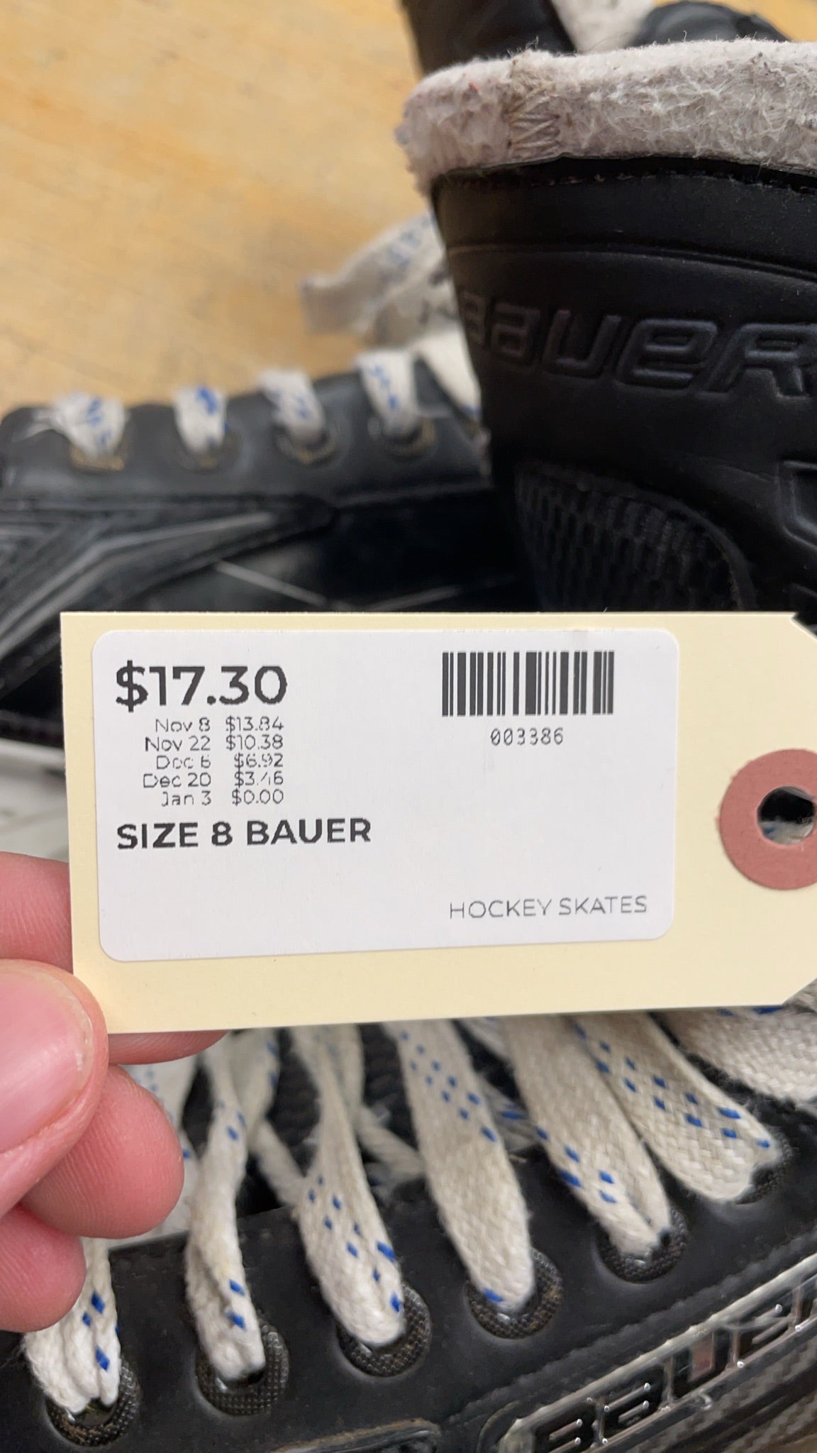 Bauer Supreme TX Size 8 Ice Hockey Skates