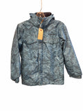 Columbia Interchange Hooded Winter Jacket Size S Blue