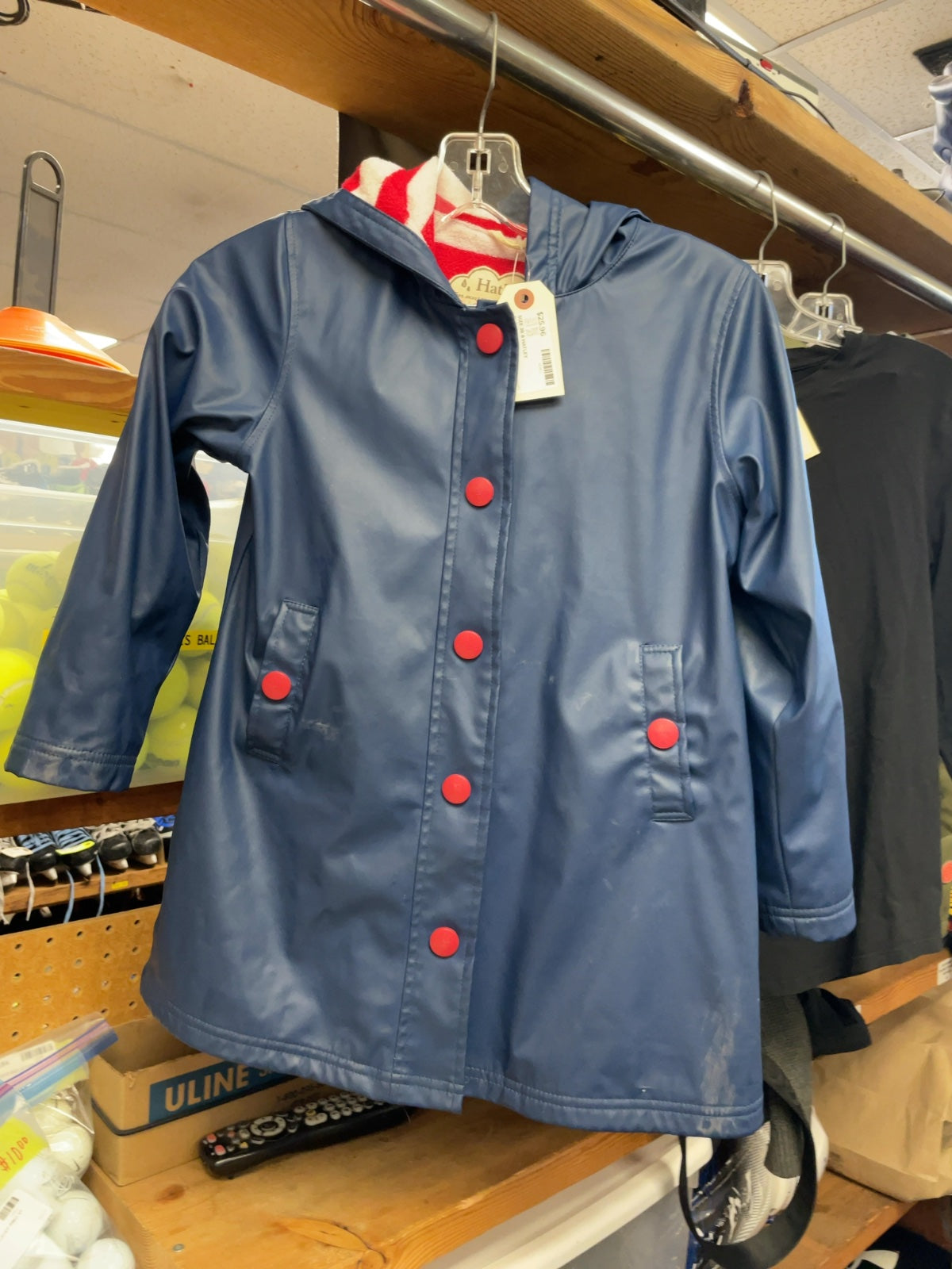 Hatley Rain Jacket Size 8 Blue