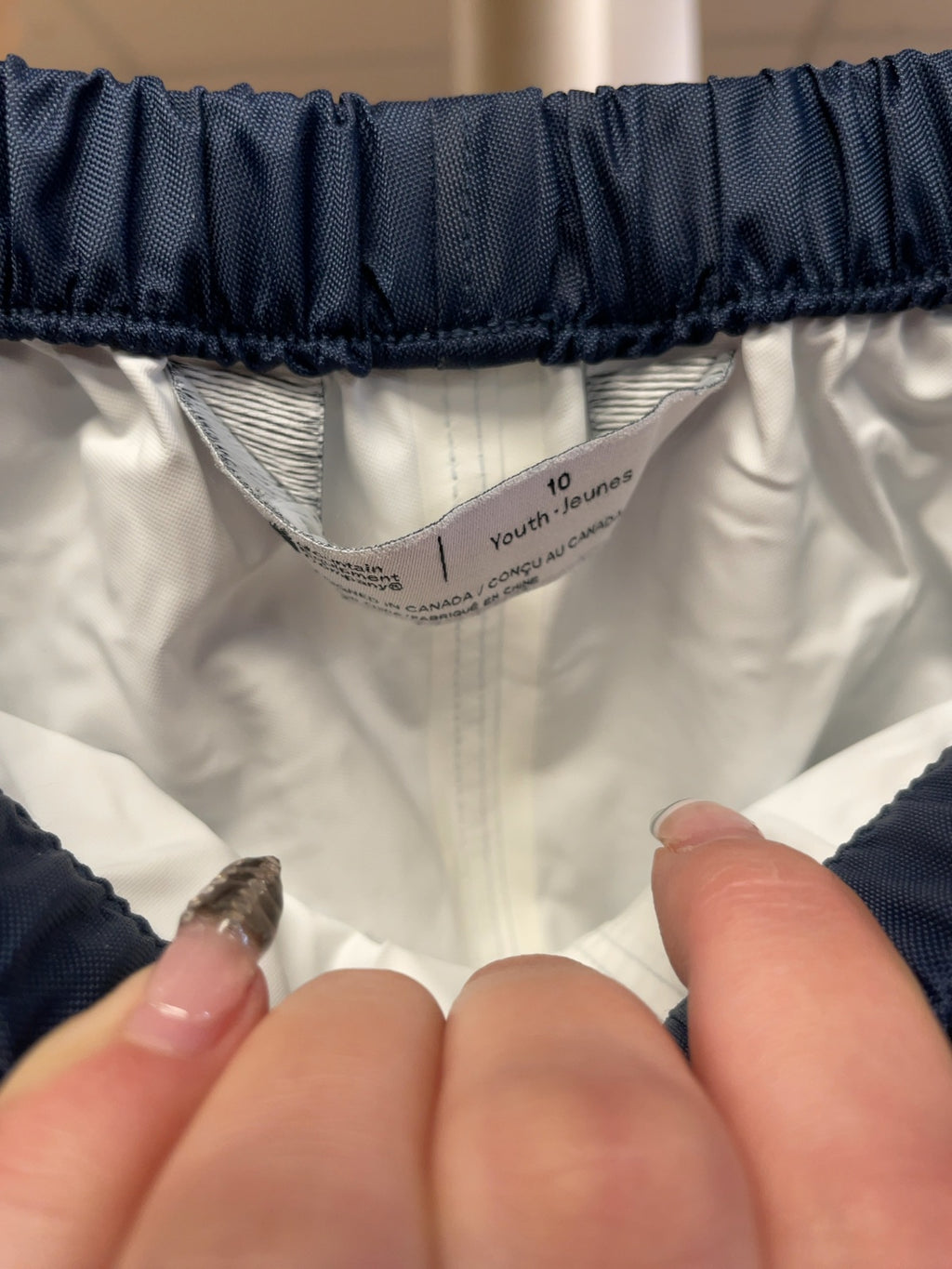 MEC Youth 10 Rain Pants Blue