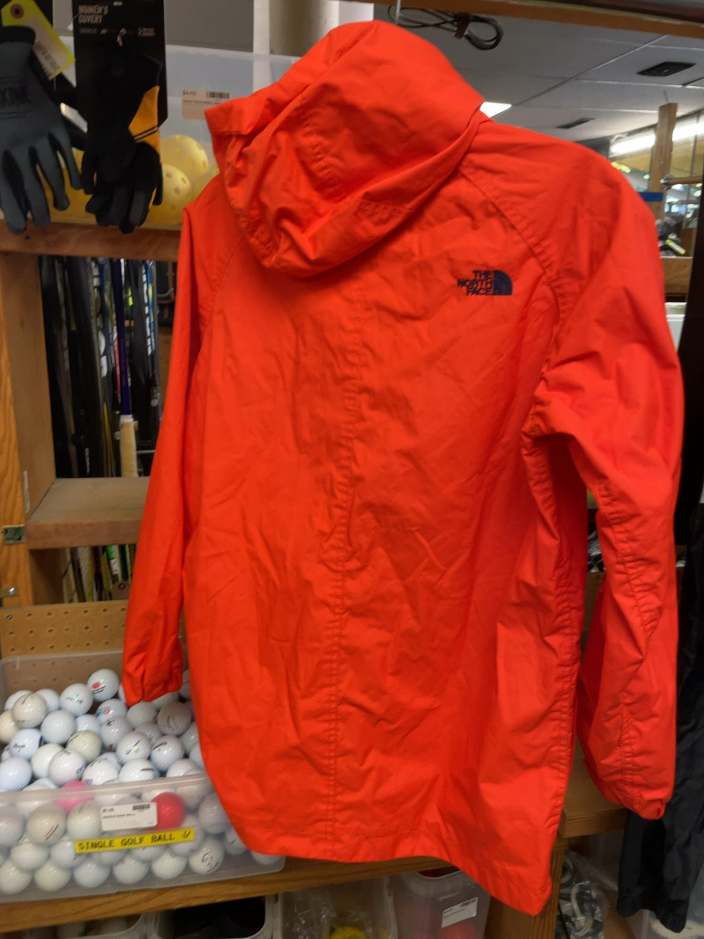 The North Face Hooded Rain Jacket 170 (Youth 12/14) Orange