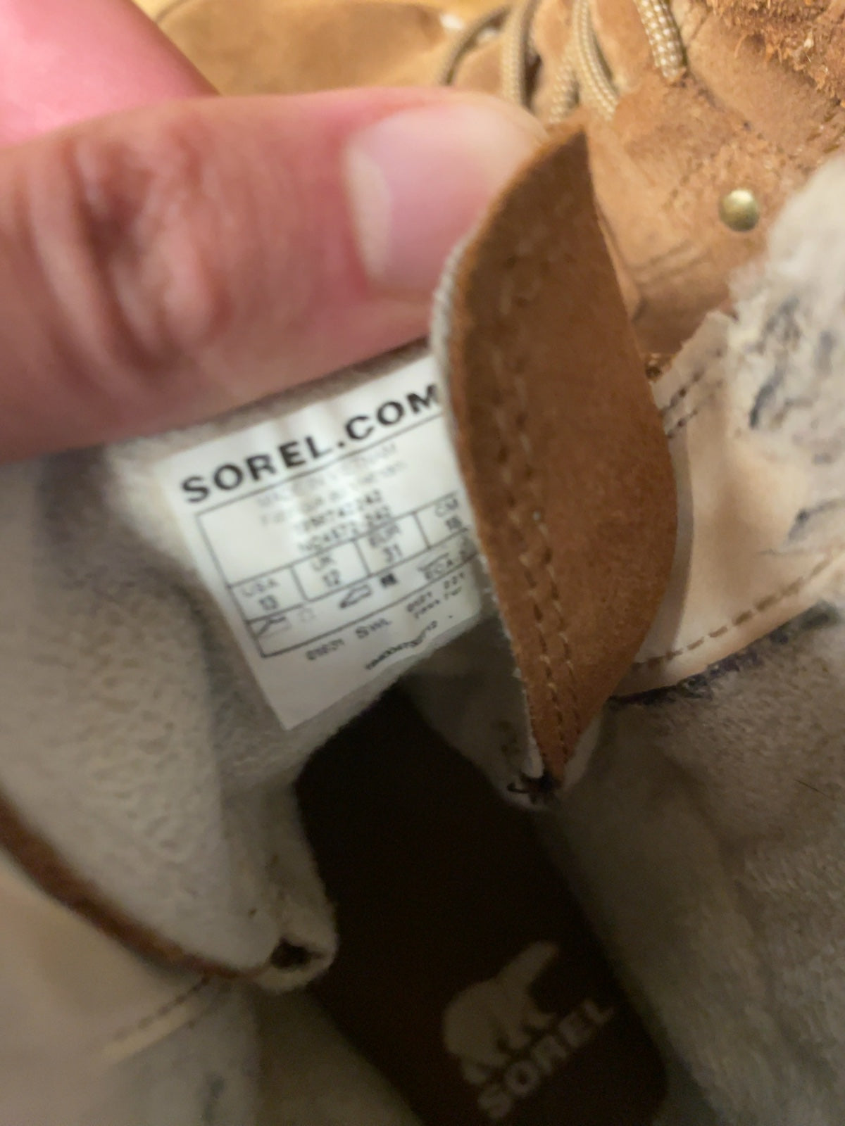 Sorel Waterproof Faux Fur Winter Boots Size 13C US Brown